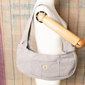 Custom Upcycled Carhartt Shoulder Bag – Y2K Mini Baguette Workwear Purse